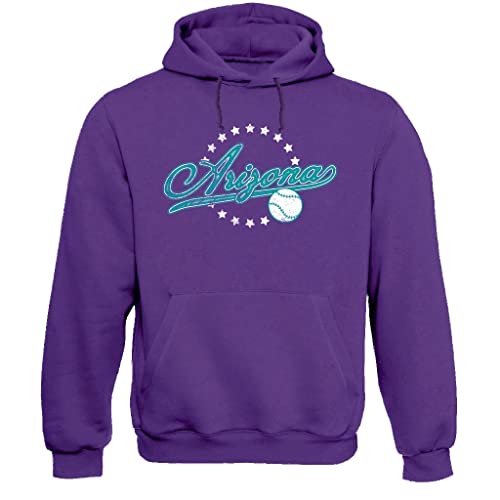 Xtreme Apparrel Team Vintage Style Men's Hoodie Sweatshirt for Baseball Fans