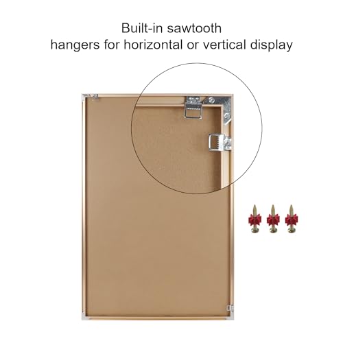 Podronale 24X36 Matte Gold Picture Frame, 2 Pcs, Plexiglass, Thin Aluminum Poster Frame thumb #2