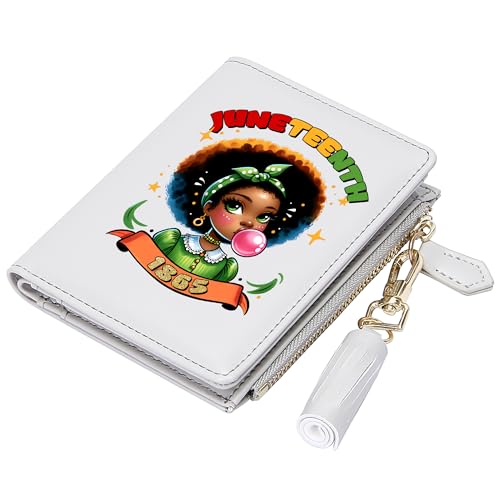 ZRTARY Customized Black Liberation Wallets for Women,Holiday Gift, Commemorative Gift for Friends, Teachers, and Classmates, Birthday Gift for Mother Wife Women 1123q3