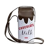 LUI SUI Fruits Banana Strawberry Milk Box Cross Body Purse Bag Women Phone Wallet Shoulder Bags