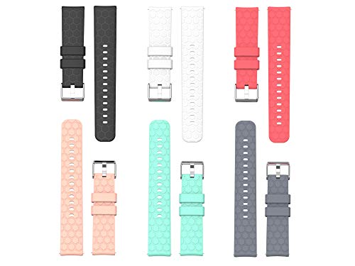 Bands Compatible With Michael Kors Access Gen 5 Lexington/Gen 4 Mkgo Smartwatch Replacement Flexible Soft Silicone Quick Release Sport Wristband Strap Accessory Bracelet For Access Gen 4 Mkgo #TOP3