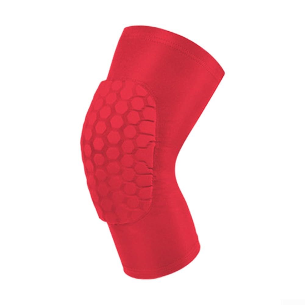 1 rodillera de baloncesto para fitness, transpirable, anticolisión, tiras antideslizantes de silicona (M negro)