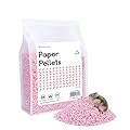 Niteangel® Hamster Paper Pellets Bedding for Syrian Dwarf Hamsters Gerbils Mice Mouse Lemming Degus or Other Small-Sized Pets (Pink)