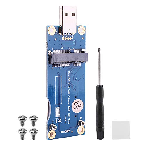 Adaptador Mini PCI E a USB con ranura para tarjeta SIM que convierte mini tarjeta inalámbrica 3G/4G a puerto USB
