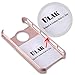 ULAK iPhone 4 Case, iPhone 4S Case,4S Case, Dual Layer Hybrid Slim Hard Case with Hard PC Cover and Soft Inner TPU for iPhone 4S 4(Rose Gold/Grey)
