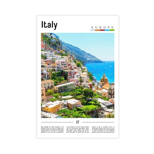 Impression photo Italie 60x90 cm poster art moderne salon