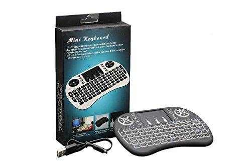 Mini Teclado Iluminado Air Mouse Touch Wireless 3 Cores Led