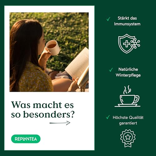 BIO Echinacea Tee 100g (Sonnenhut Tee) | Natürliche Unterstützung für das Immunsystem | Kräutertee lose zur Stärkung der Abwehrkräfte | REPLANTEA