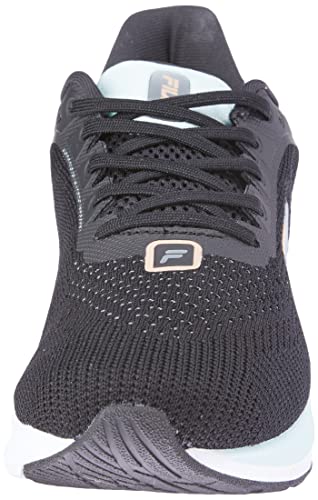 Tênis Fila Racer One, Feminino Preto/Azul Claro/Prata 37