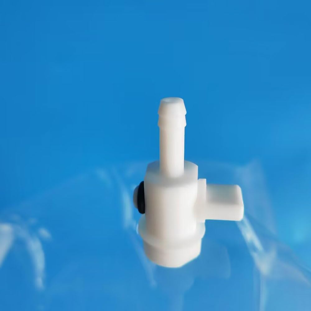 Sacchetto campionamento PTFE con striscia di tenuta e valvola per campioni solidi volatili, volume di raccolta 1L-10L, ideale per laboratorio e campo