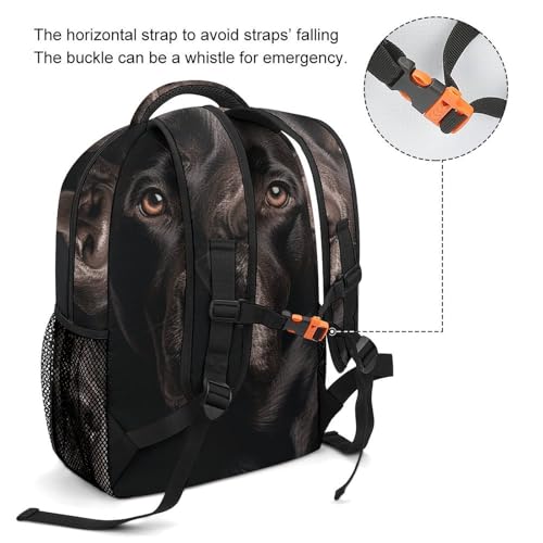Black Lab Dog Laptop Backpack for Men Women Travel Backpacks for Work Computer Bag Casual Backpack3