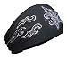 That's A Wrap Bling Knotty Band, Embellished Fleur de Lis Tribal, Black KB1616