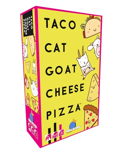Blue Orange | Taco Cat Goat Cheese Pizza | Card Game | Ages 8+ | 2-8 Players | 10-30 Minute Playing Time
