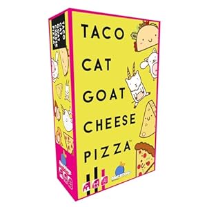 Blue Orange | Taco Cat Goat Cheese Pizza | Card Game | Ages 8+ | 2-8 Players | 10-30 Minute Playing Time