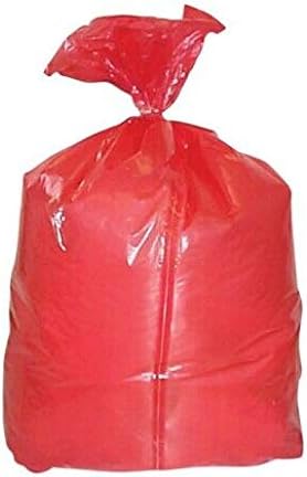 Case of 200 | RED Laundry Bags | Large 65cm x 45cm | with Soluble Dissolving Strip | Pasha81 Ltd