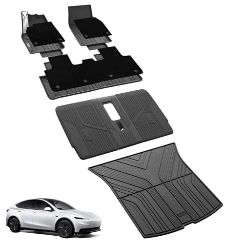 Image of 3W Floor Mats Metal Pedal for 2025 2026 Tesla Model Y Juniper Only Standard