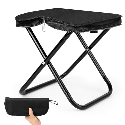 Tragbarer Klapphocker Faltbar Camping Hocker, Mini Campinghocker Klappbar,...