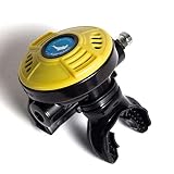 WOVELOT Regulador de 2A Etapa de Buceo Submarino Profesional Accesorio de Equipo Regulador de Pulpo de Buceo-Amarillo
