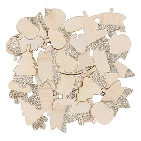 Silhouettes en Bois Feuilles Dorées Rico Design Cover