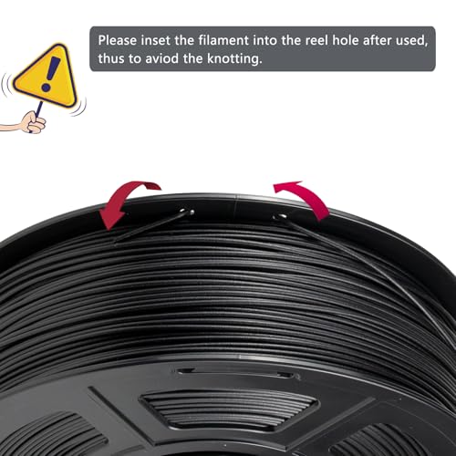 Image of iSANMATE Carbon Fiber ASA Filament 1.75mm,UV /Rain /Heat Resistant Tough 3D Printer Filament, ASA CF Perfect for Outdoor Functional Parts, Dimensional Accuracy + /- 0.02mm, 1kg Spool (2.2lbs)