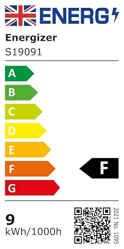 Energizer Bayonet Light Bulb 60w, B22 LED Bulbs Warm White 3000K, Energy Saver Bulb, 806 Lumen, Non-Dimmable, Pack of 5 - Image 4