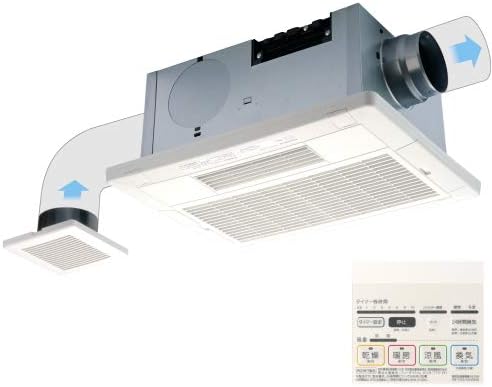 Amazon 高須産業 24時間換気システム対応 浴室換気乾燥暖房機 2室換気タイプ 電動ダンパー付スタンダードモデル 品番 Bf 532shd 浴室換気乾燥暖房