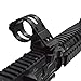 ALONEFIRE Weapon Light Mount Offset Picatinny Flashlight Mount Rail Mount Scope Mount LED Torch Black for Sports Outdoors Fitness Hunting Fishing Shooting Airsoft Guns Accessories Sights Optics Scope