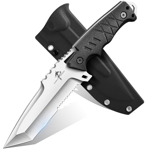 Purple Dragon Couteau de Plein Air Fixe (avec Gaine...