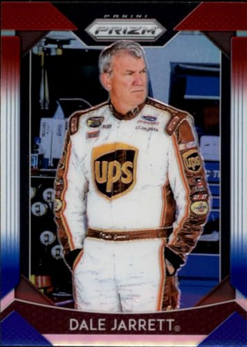 2019 Panini Prizm Racing Prizm Red White Blue #47 Dale Jarrett Official NASCAR Trading Card (Stock Photo Shown, Card in Near Mint to Mint Condition)
