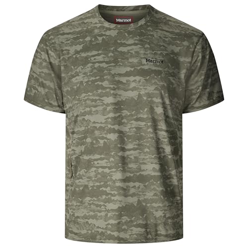 Image of MARMOT Men's Air Exchange UPF 50 Short Sleeve Crew Neck Shirt - Breathable, Moisture Wicking