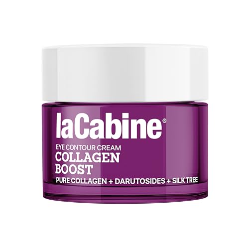 laCabine Contorno de Ojos Collagen Boost – Reafirmante y Redensificante con Colágeno Puro y Péptidos | Efecto Lifting de Párpados, Reduce Bolsas y Signos de Fatiga | Oftalmológicamente Testado