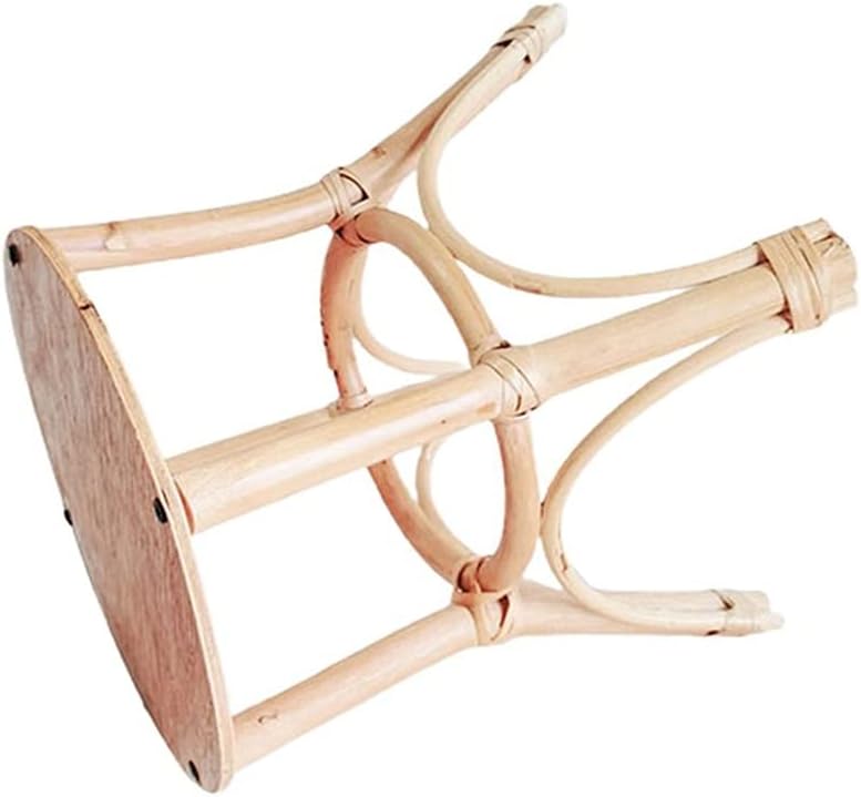 Rattan Plant Stand Rack Hand-woven Indoor Flower Pot Holder Shelf For Outdoor Home