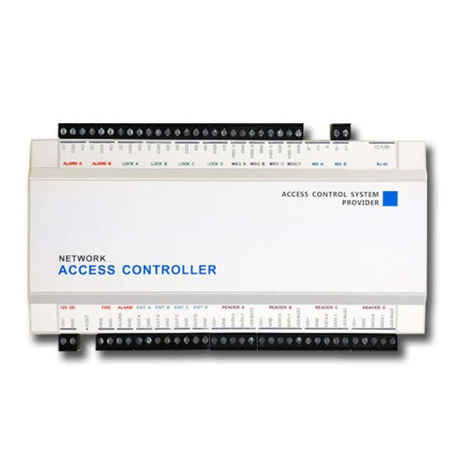 E04 4-Door TCP/IP Network Access Control Panel with Software – Secure ...