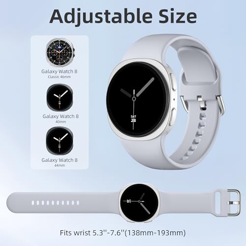 GEAK 5 Pack Bands for Samsung Galaxy Watch 8/9 40mm 44mm/8 Classic 46mm by GEAK - Used condition - Image 4