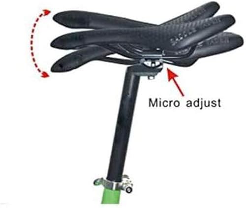 Miniatura 5 de Tija de sillín de aleación de 1.071 x 11.811 in bicicleta bicicleta aleación aluminio asiento post con micro ajuste abrazadera