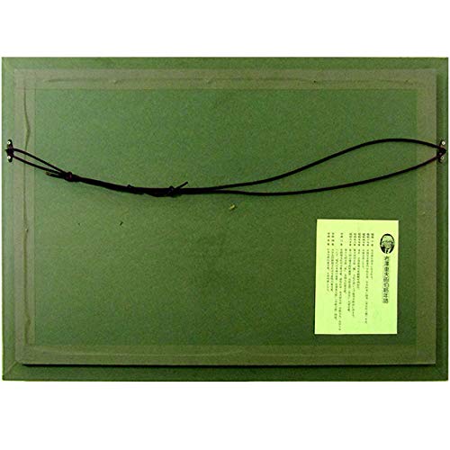 Amazon.co.jp: 岩澤重夫『深山観瀧』岩絵具方式 日本画 風景画 山 滝