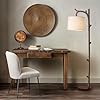 Oyears retro farmhouse floor lamp for living room rustic standing lamps tree trunk deco modern country vintage wood floor lampbrown  urban country home decor