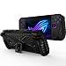 TXWLLIU Silikon-Schutzhülle für ASUS ROG Ally X 2024, Robuste, Stoßfeste und rutschfeste Schutzhülle mit Ständer, Schutzhüllenzubehör für ASUS ROG Ally X, Schwarz