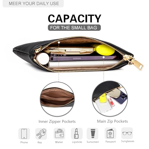 Small Crossbody Bags for Women Trendy Clutch Purse PU Leather Shoulder Bags with Adjustable Strap3