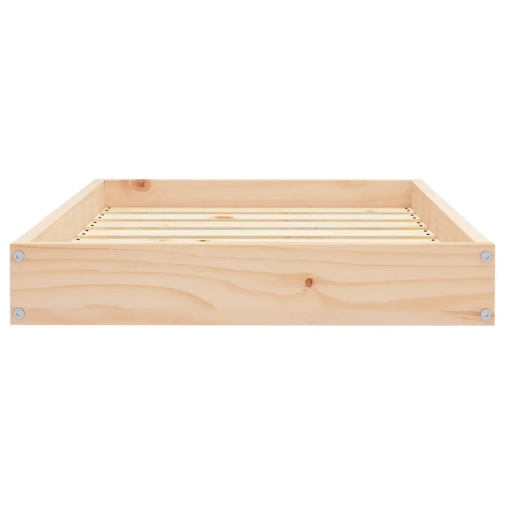 Cuccia per cani, 71,5 x 54 x 9 cm, in legno di pino massiccio con telaio robusto, design minimalista, fondo antiscivolo, adatta come posto letto, lettino per cuccioli