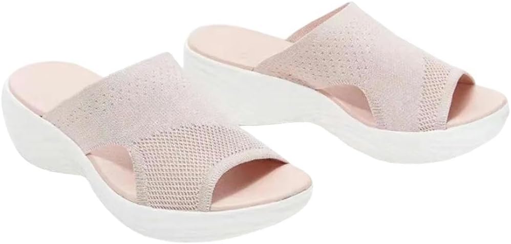 Women's Sandal Women Sandals Elastic Force Summer Shoes With Low Heels Sandals Summer Lightweight