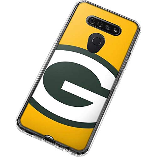 Skinit Clear Phone Case Compatible with LG K51/Q51 - Officially Licensed NFL Green Bay Packers Large Logo Design