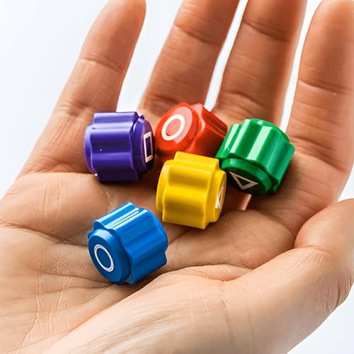 Gong gi Geleneksel Oyun Seti, Kaliteli Dayanıklı 5 Taş, 5 Renkli Premium Plastik Taş