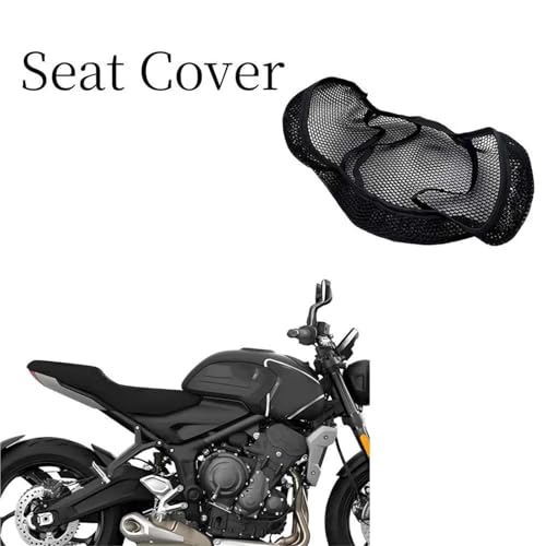 Protección solar cojín malla transpirable para sillín de moto Trident 660 2
