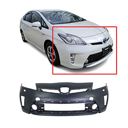 Fitparts Front Plastic Bumper Cover Fascia Replacement For 2012 2013 2014 2015 Toyota Prius 12 13 14 15. New, Primed & Ready For Paint. To1000393 5211947935 #TOP16