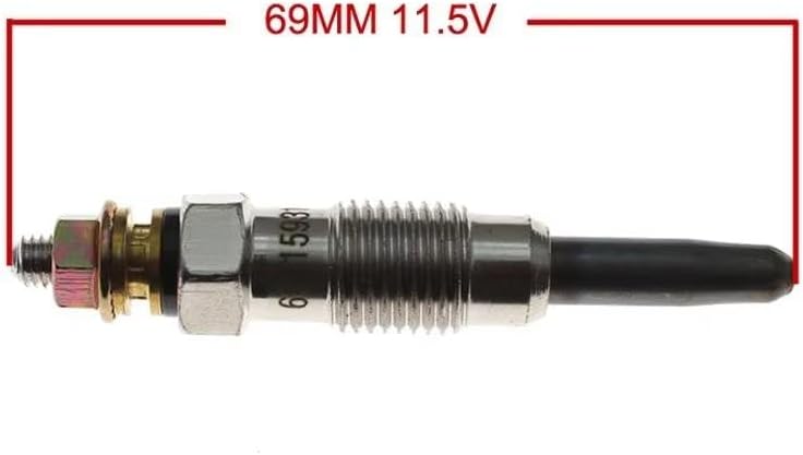Compatible with Ssangyong for Musso Istana MB100 MB140 1996-2007 Diesel Glow Plugs 6611593101 66115931A1(5 pc)