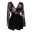 Black Floral Print 1915