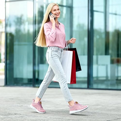 Image of Alicegana Sneakers for Women Walking Shoes: Lightweight Non Slip Comfortable Womens Shoes Footwear for Tennis Casual Work Travel