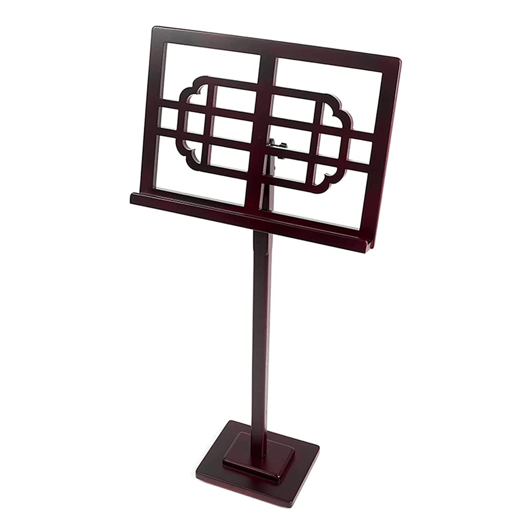 Atriles De Madera para Partituras, Resistentes, Portátiles, Antideslizantes, para Uso En Estudios Domésticos, Conciertos, Estanterías,Brown