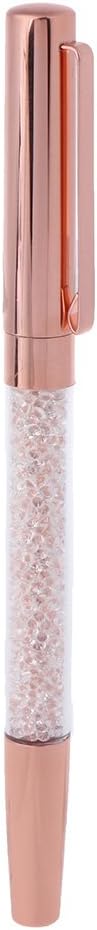 EcLife Rhinestone Signature Pen Diamond Ball Point Pens Stationery Office Supplies Gift